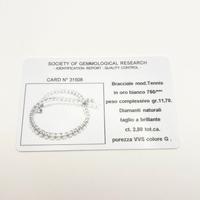 Tennis oro 18KT diamanti ct 2.80 tot, VVS G