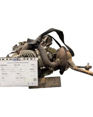 MOTORE COMPLETO PIAGGIO Ape TM 703 ATM2M LDA218, A