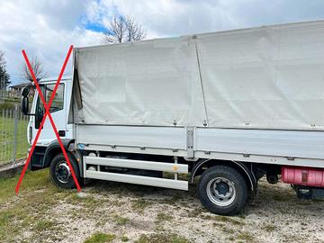 Cassone centina in alluminio con sponda idraulica