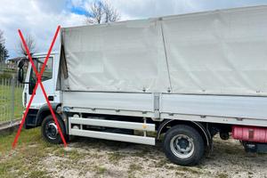 Cassone centina in alluminio con sponda idraulica