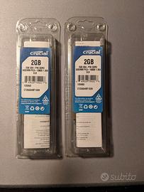 DDR3 Crucial 2x2Gb