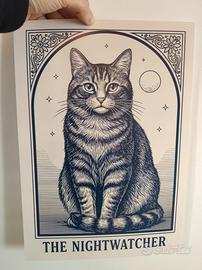 Poster Gatto The Nightwatcher 