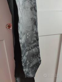 Runner Tavolo Grigio con Decori