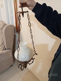lampadario anni 80 