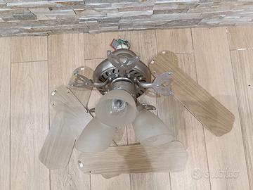 Lampadario con pale