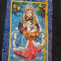 Asciugamano decorativo tema Natale. 