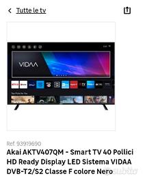 SMART TV AKAI 40 POLLICI VIDAA