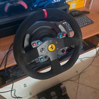 Volante  PS5 thrustmaster T300 Ferrari alcantara 