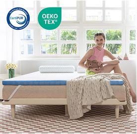 Basics Topper Singolo 80 x 190 cm in Memory Foam