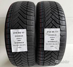 2 gomme 215 55 17 michelin a1451