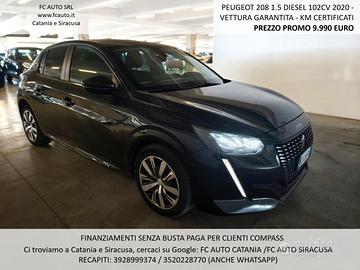 PEUGEOT 208 1.5 102CV 2020