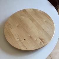 Tagliere rotondo girevole in legno Ikea