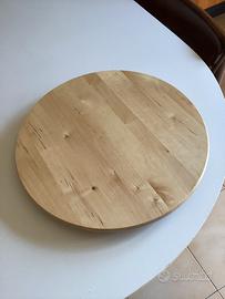 Tagliere rotondo girevole in legno Ikea