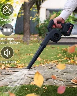 Soffiatore 48V con 2 batterie e kit di accessori 