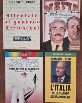 Lotto 4 Libri Saggistica e Storia
