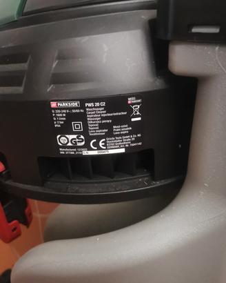 Bidone Parkside PWS 20C2 iniezione e estrazione 