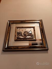 QUADRO BASSORILIEVO CON SPECCHIO 