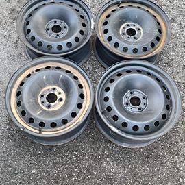 4 - CERCHI IN LAMIERA FIAT 7X16 4X98 ET39 CB 58,1