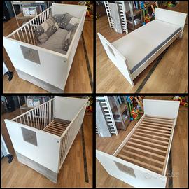 Lettino in legno evolutivo cm 70x140 Schardt Julia