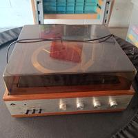 giradischi anni 70 con due casse