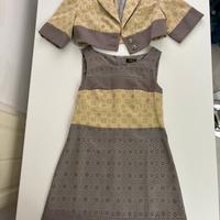 Meraviglioso vestito completo elegante donna tg.42
