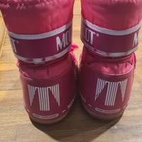 Moon Boot misura 27-30 colore rosa buono stato