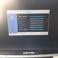 Tv United 22"LCD  con telecomando