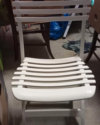 sedie plastica pieghevoli 