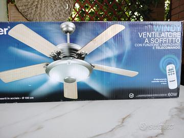 Ventilatore a soffitto con telecomando