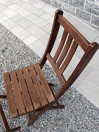 Tavolino outdoor con sedie