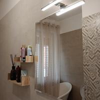 specchio da bagno  con luce a led centrale