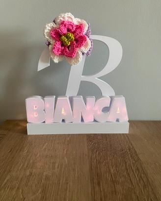 Lampada LED personalizzata
