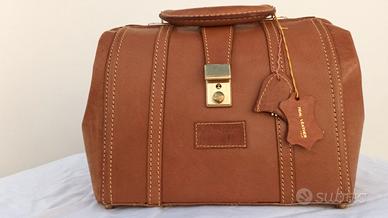 Borsa bauletto Il Tucano pelle con chiave vintage