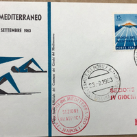 Francobolli - IV giochi del Mediterraneo (1963)