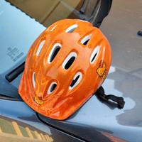 Casco da ciclista per bambino Hello Kitty arancio