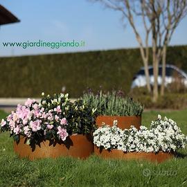 KIT CORNICI TONDE E QUADRE IN ACCIAIO CORTEN