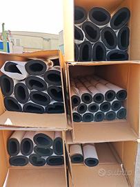 Isolante tubi rivestito alluminio 3/4