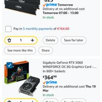 PC workstation Ultra 7 64gb 6400 nvidia 5060