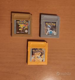 Pokemon Giallo - Oro - Argento Gameboy ITA 