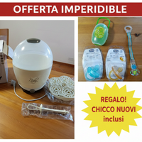 Sterilizzatore Nûby + OMAGGIO Ciucci Chicco Nuovi