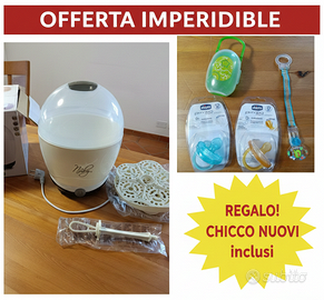Sterilizzatore Nûby + OMAGGIO Ciucci Chicco Nuovi