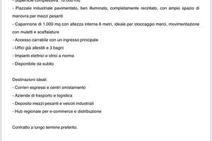 Capannoni/box +piazzale