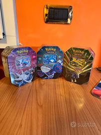 Trio Tin Metallo Dialga Ex, Kyogre Ex, Xerneas Ex