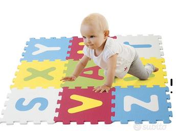 Tappeto puzzle numeri e lettere 21pz