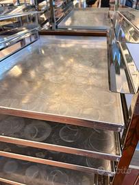 Teglie lamiera alluminata 60x40 cm h 2 cm