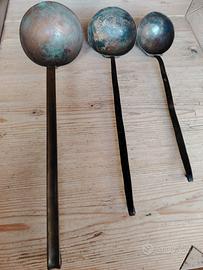 Lotto antichi mestoli fine 1800