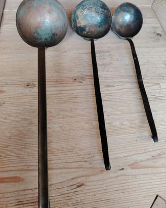 Lotto antichi mestoli fine 1800