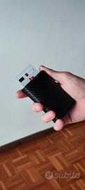 Portafoglio slim Porta carte Carbon Fiber - NUOVO