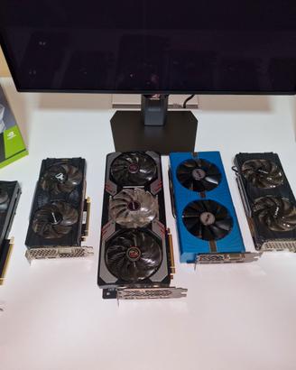 Lotto 10 GPU guaste 6900XT,3060TI,2070S, 2060S ecc