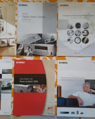 Set Cataloghi hi fi YAMAHA anni 2000